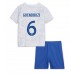 Billige Frankrike Matteo Guendouzi #6 Bortetrøye Barn VM 2022 Kortermet (+ korte bukser)